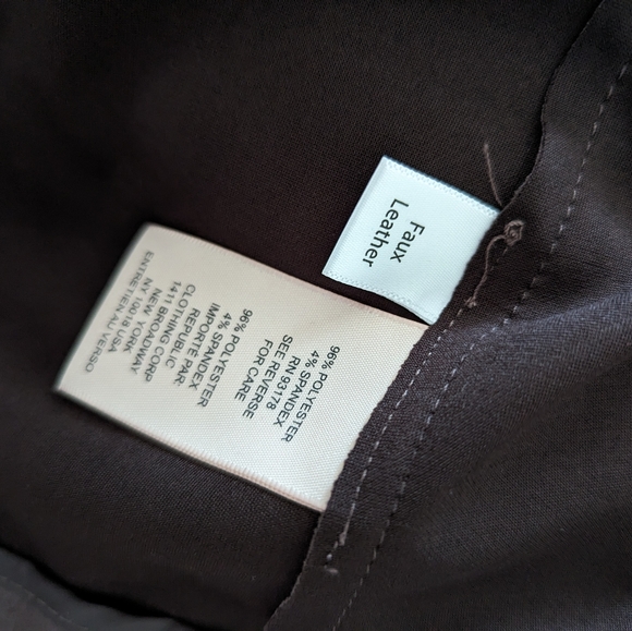 Suede Faux Leather Jacket - Picture 5 of 5